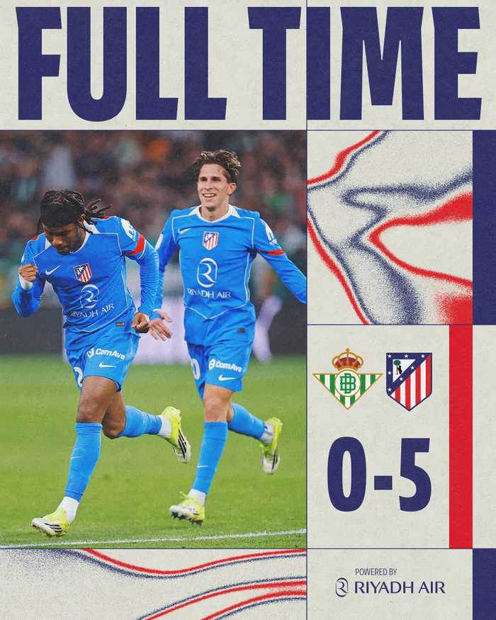 马竞5-0狂胜贝蒂斯背后！卢克曼新王当立！小蜘蛛枯坐遭逼宫？