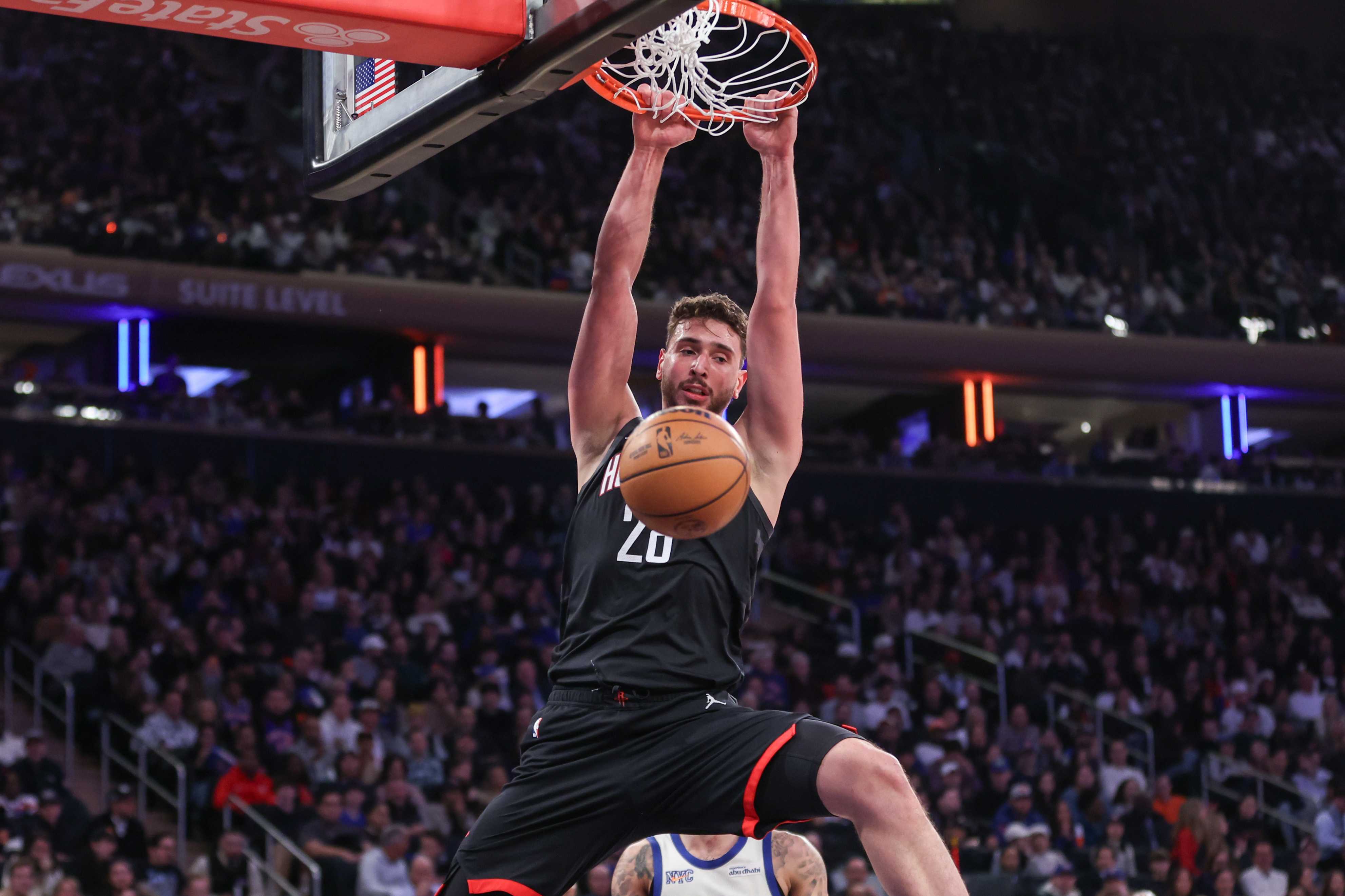 两大新星稳定爆发，双双砍下20+，杜兰特打得轻松，火箭更易赢球